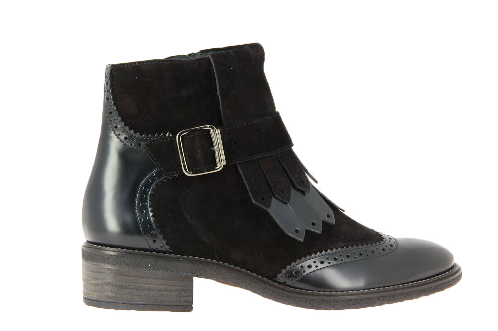 Paul Green Stiefelette BÜRSTKALB SUEDE BLACK (37½)