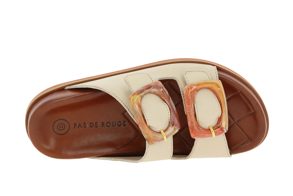 Pas de rouge Pantolette MOENA CARNE COGNAC