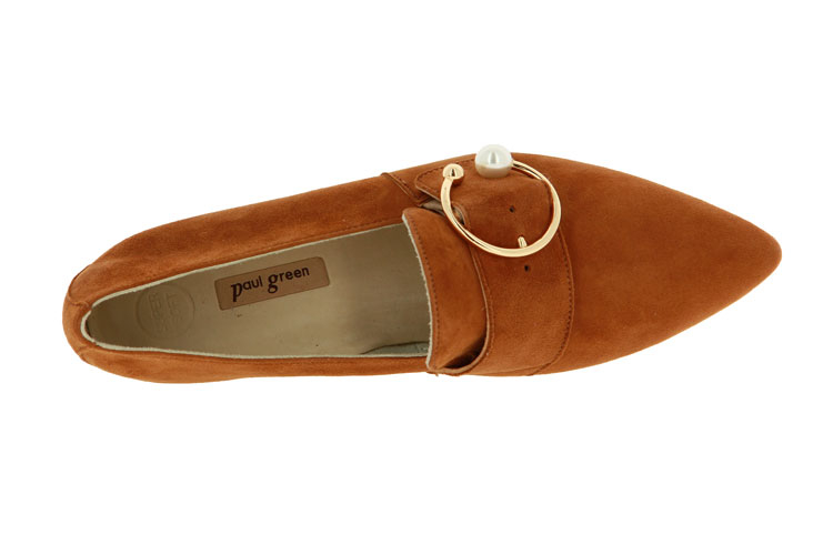 Paul Green Loafer CARAMEL SUEDE (36)