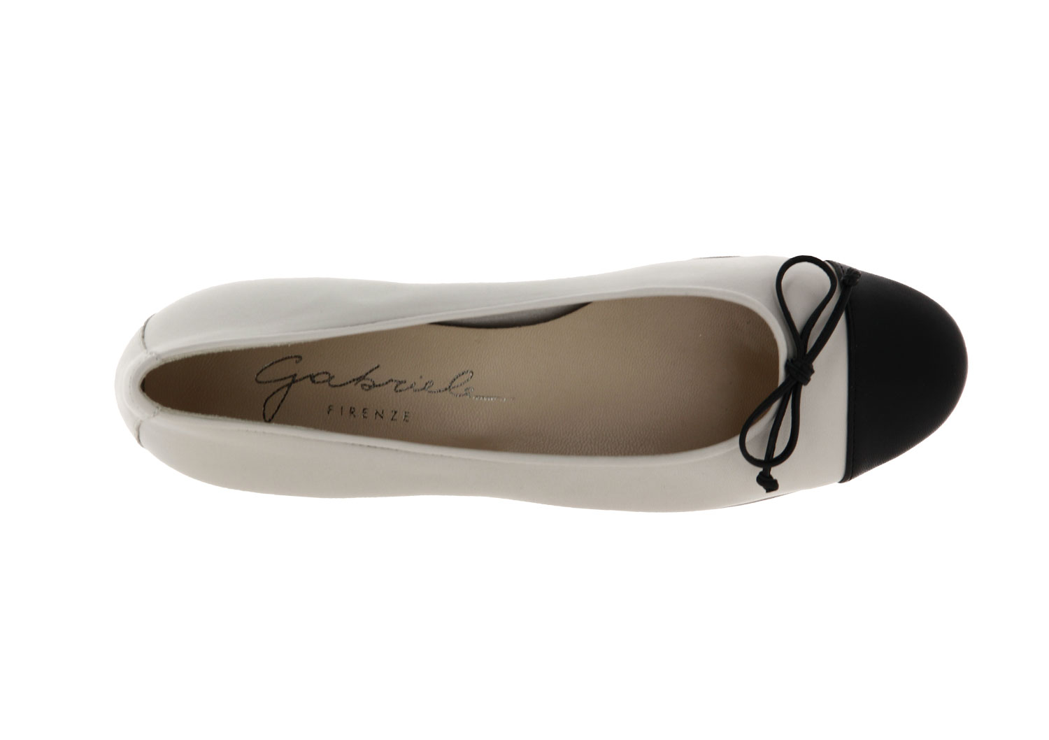 Gabriele Ballerina STEFY NAPPA NERO NAPPA BEIGE (39)