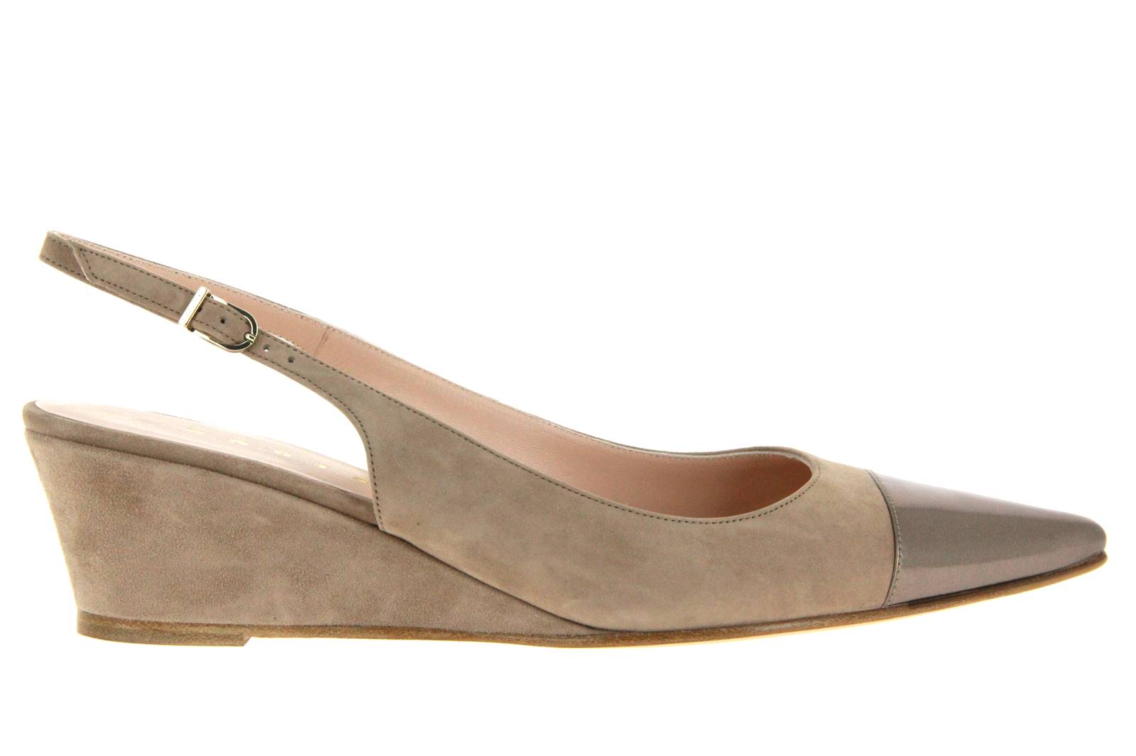 Unützer Slingpumps CAMOSCIO BEIGE LACK ORO (37 )