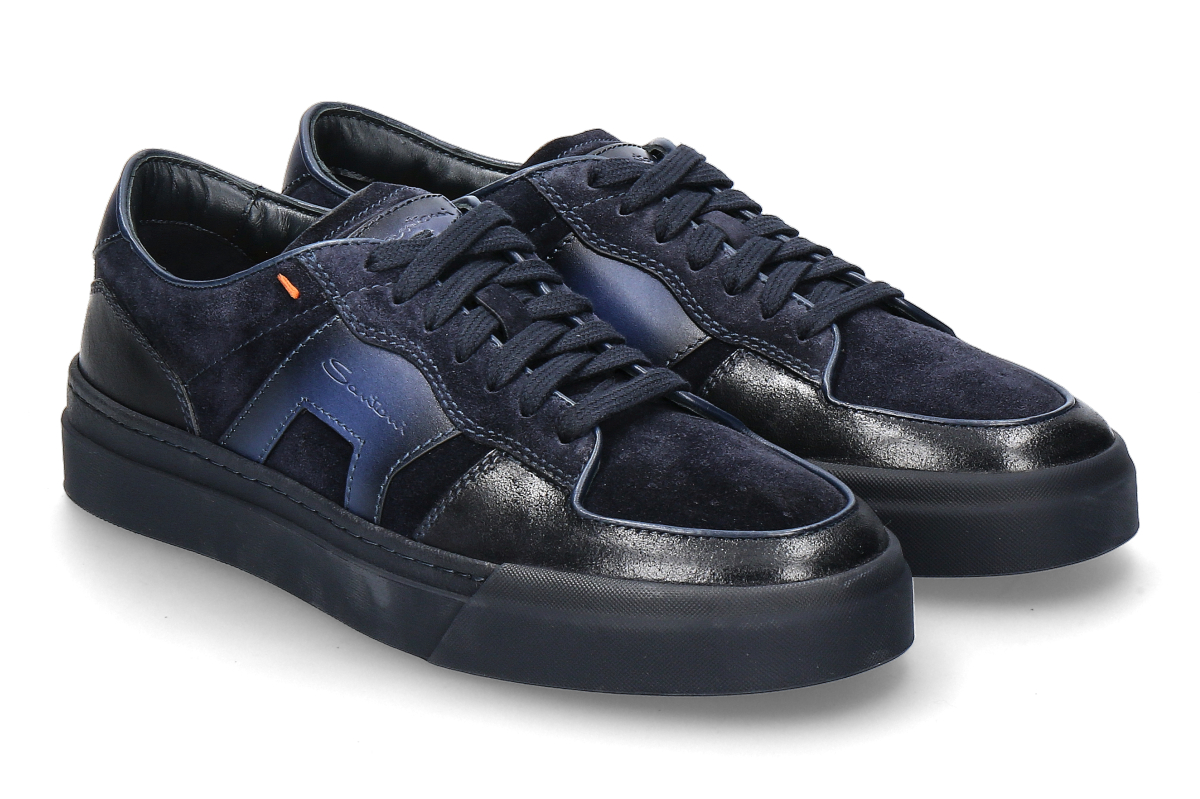 Santoni Herren- Sneaker DBS SPORT- dunkelblau/ dark blue