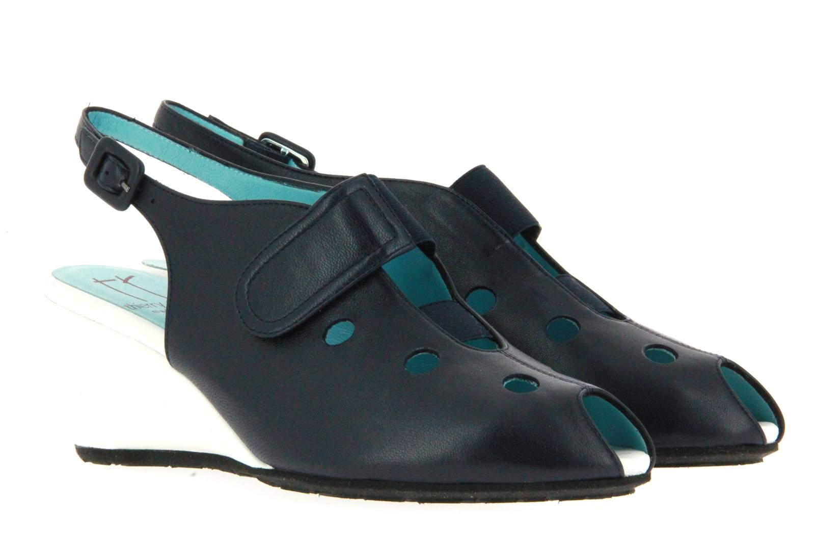Thierry Rabotin Sandale NAPPA BLU BIANCO (39½)