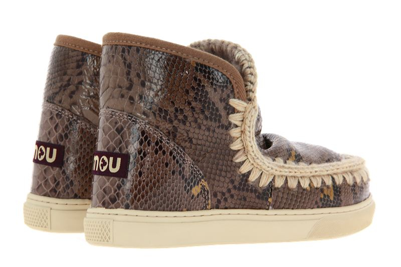 mou Boots ESKIMO SNEAKER SNAKE ELEPHANT GREY (40)