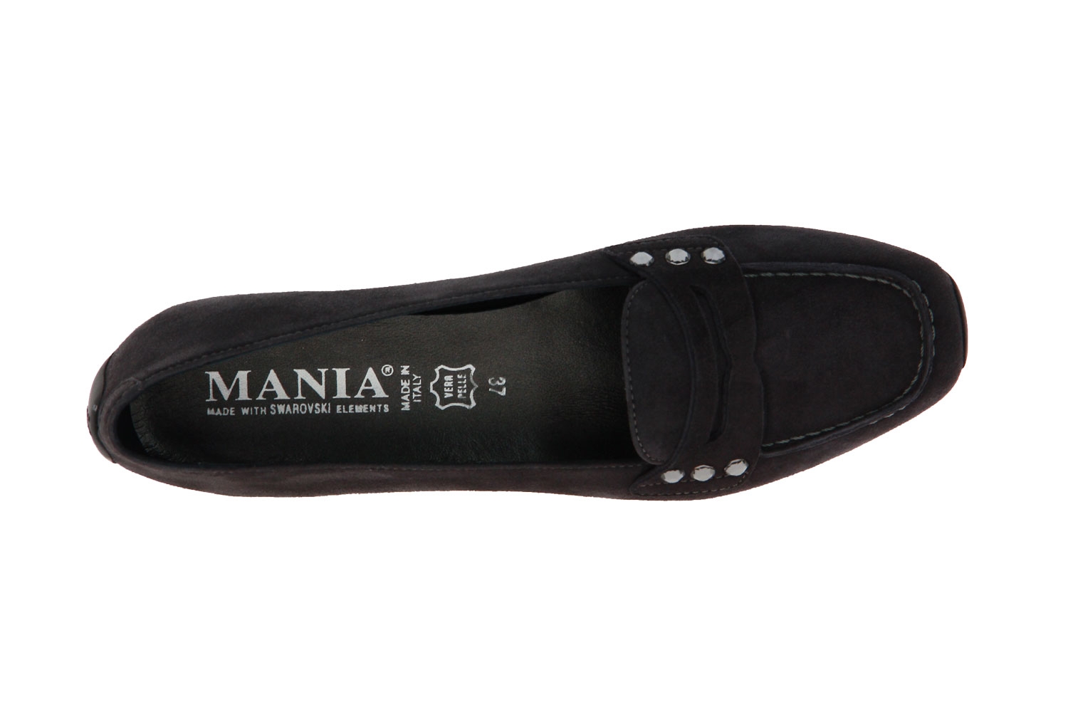 Mania Slipper CAMOSCIO CAPRA SWAROVSKI (38)