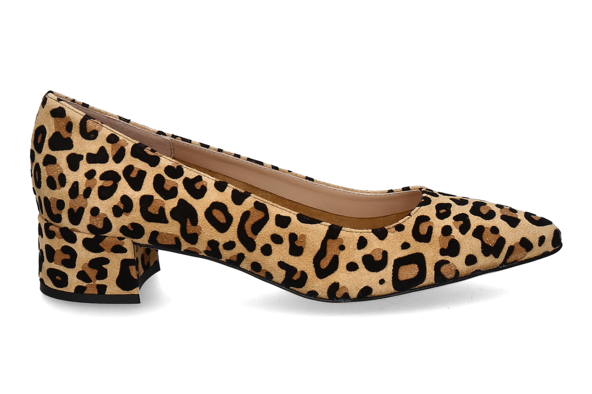 Status Pumps LEOPARDINO- nero/ beige