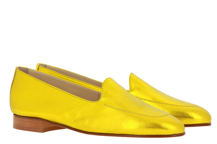 ScarpaRossa Slipper BENITO LAMINATO GIALLO (38)