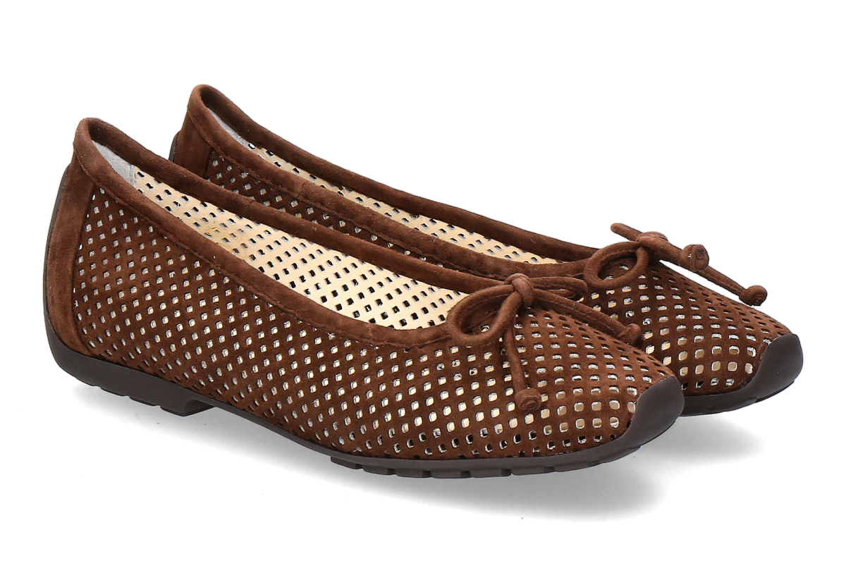 Mania Ballerina CAMOSCIO- marone/ dunkelbraun