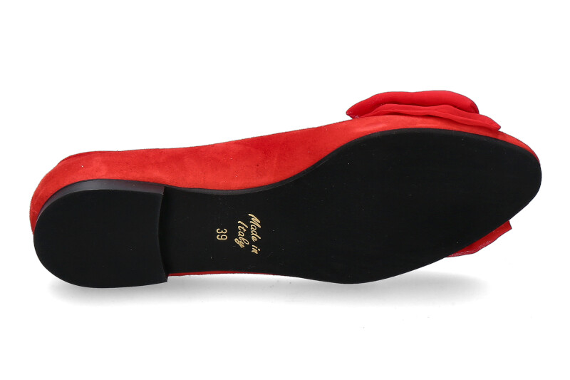Scarparossa Ballerina CAMOSCIO LIPSTICK FIOCCO SETA (39½) Scarparossa Ballerina CAMOSCIO LIPSTICK FIOCCO SETA (39½)