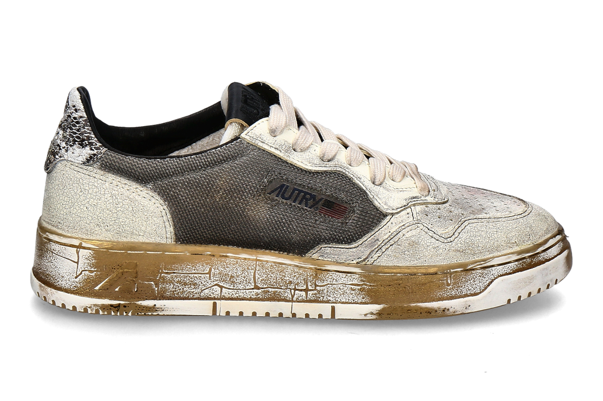 Autry Damen-Sneaker SUPERVINTAGE MESH LEATHER ME14- white/white