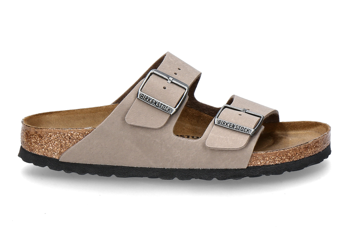 Birkenstock Damen- Pantolette ARIZONA BS- gray taupe/ dunkelgrau