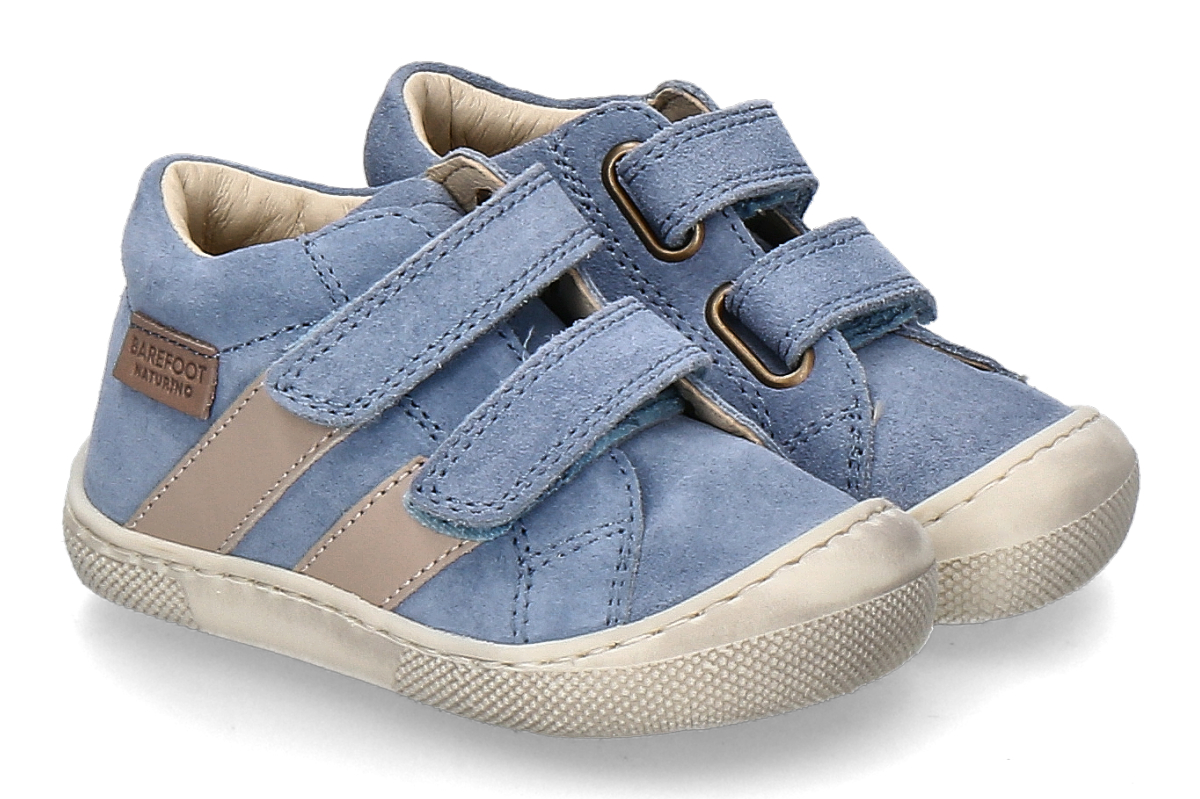 Naturino Jungen- Lauflernschuh PELLE- celeste/ blau