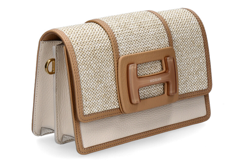Hogan Umhängetasche TRACOLLA RETT RAFIA BEIGE Hogan Umhängetasche TRACOLLA RETT RAFIA BEIGE