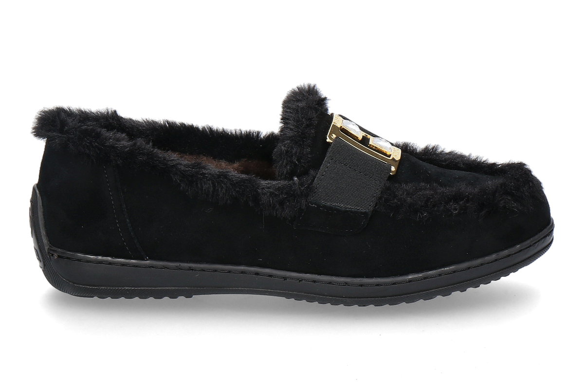 Mania Loafer gefüttert 808 CAMOSCIO ORO- black/ schwarz