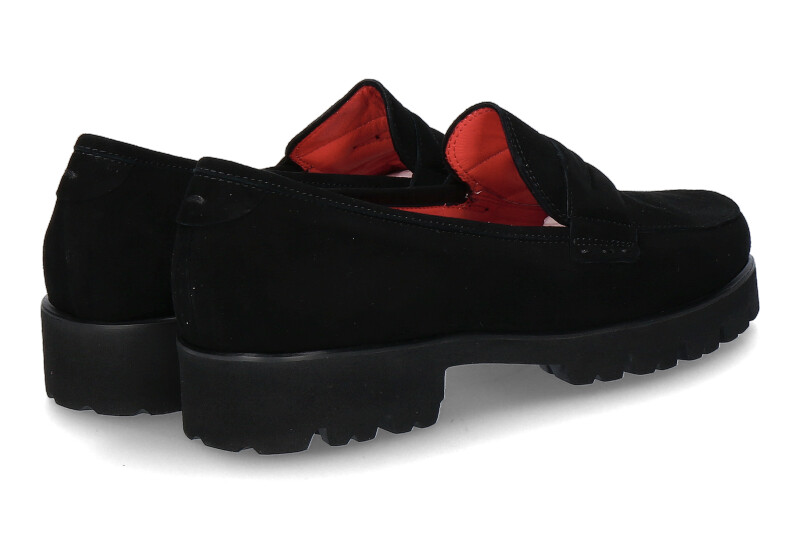 Pas de rouge Slipper MARTA CAMOSCIO NERO (36)