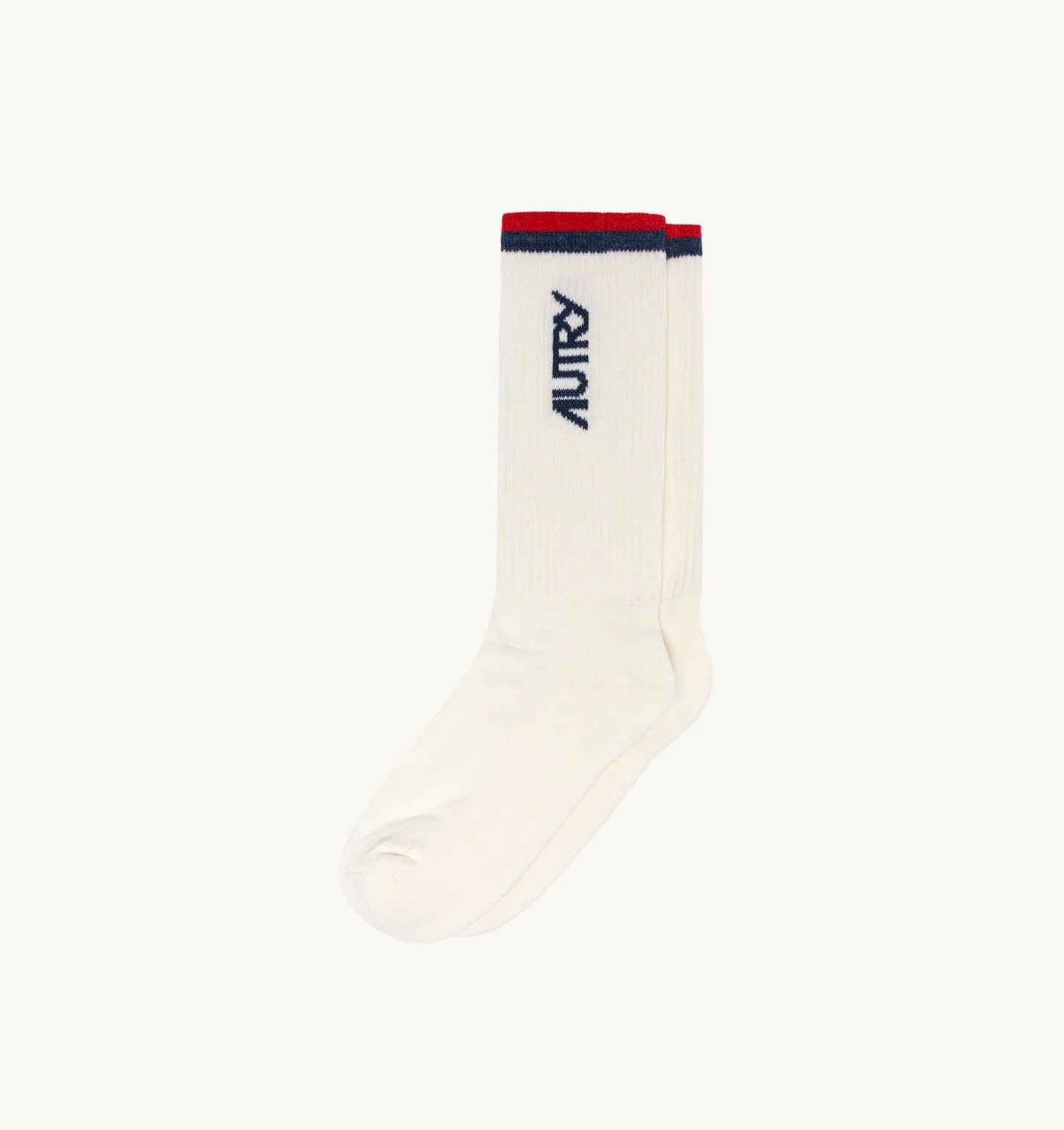 Autry Unisex Socken JACQUARD LOGO - weiß/mehrfarbig