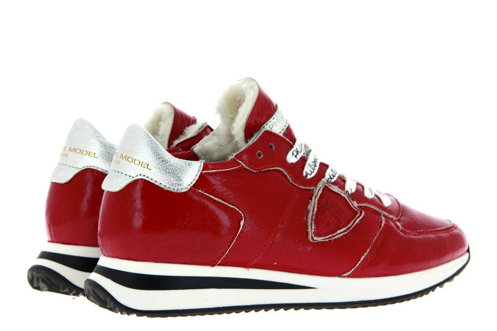 Philippe Model Sneaker gefüttert MOUTON COLEUR ROUGE  (38)