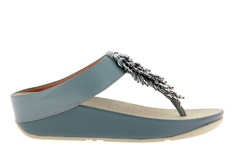 Fitflop Sandale RUMBA TOE THONG DOVEBLUE (39)