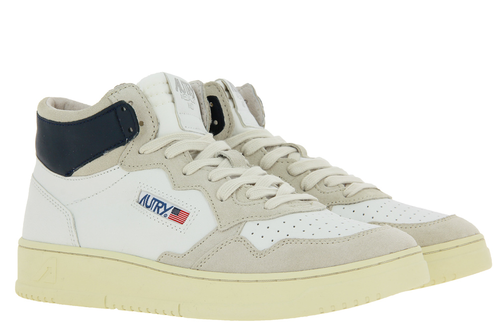 Autry Sneaker MEDALIST MID GOAT WHITE BLUE Autry Sneaker MEDALIST MID GOAT WHITE BLUE