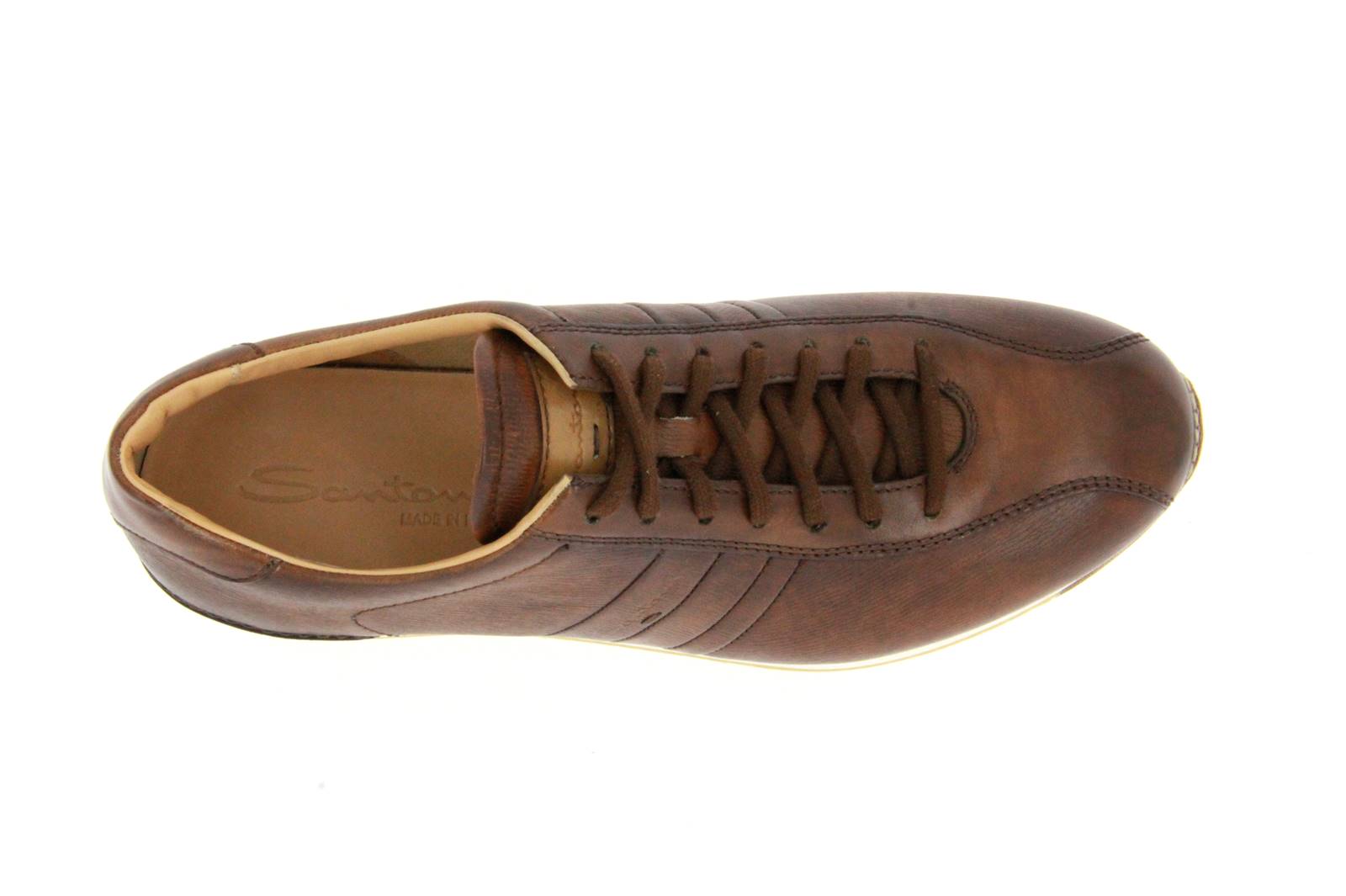 Santoni Schnürer LEATHER BROWN (43½)