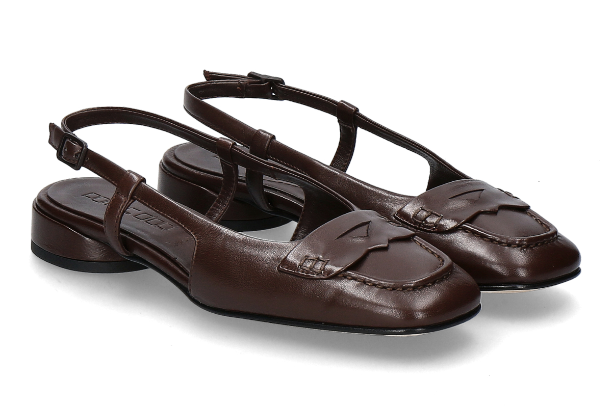 Pomme d'Or Slingpumps SIENNA GLOVE- espresso/ dunkelbraun