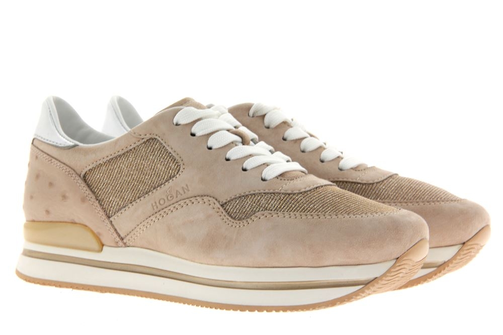 Hogan Sneaker ALLACCIATO TESSUTO BEIGE (40)