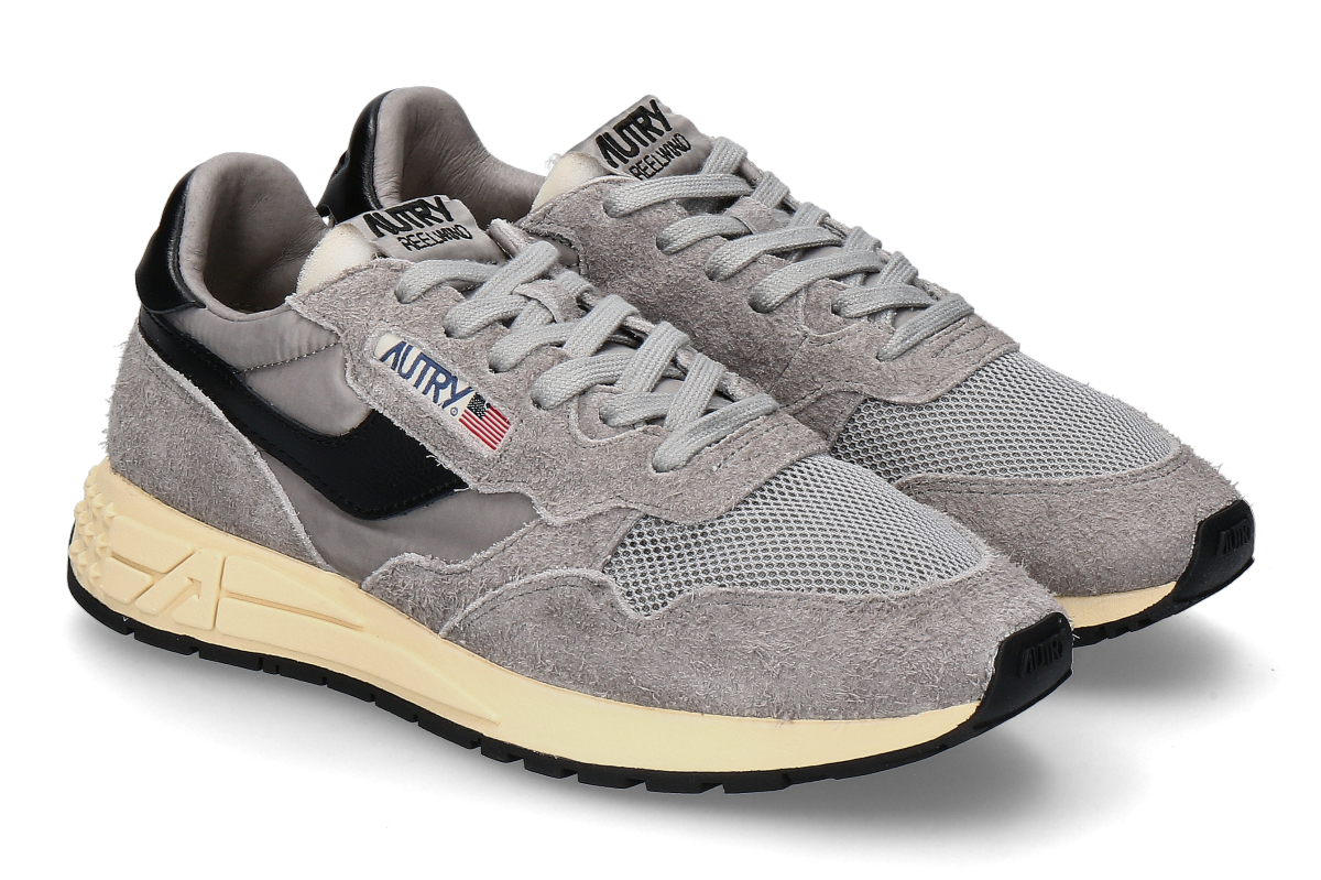 Autry Herren- Sneaker REELWIND LOW UT53- grau/ schwarz