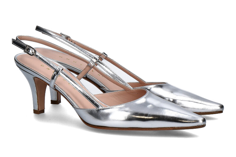 Unützer Slingpumps VITELLO SPECCHIO ARGENTO (40½) Unützer Slingpumps VITELLO SPECCHIO ARGENTO (40½)