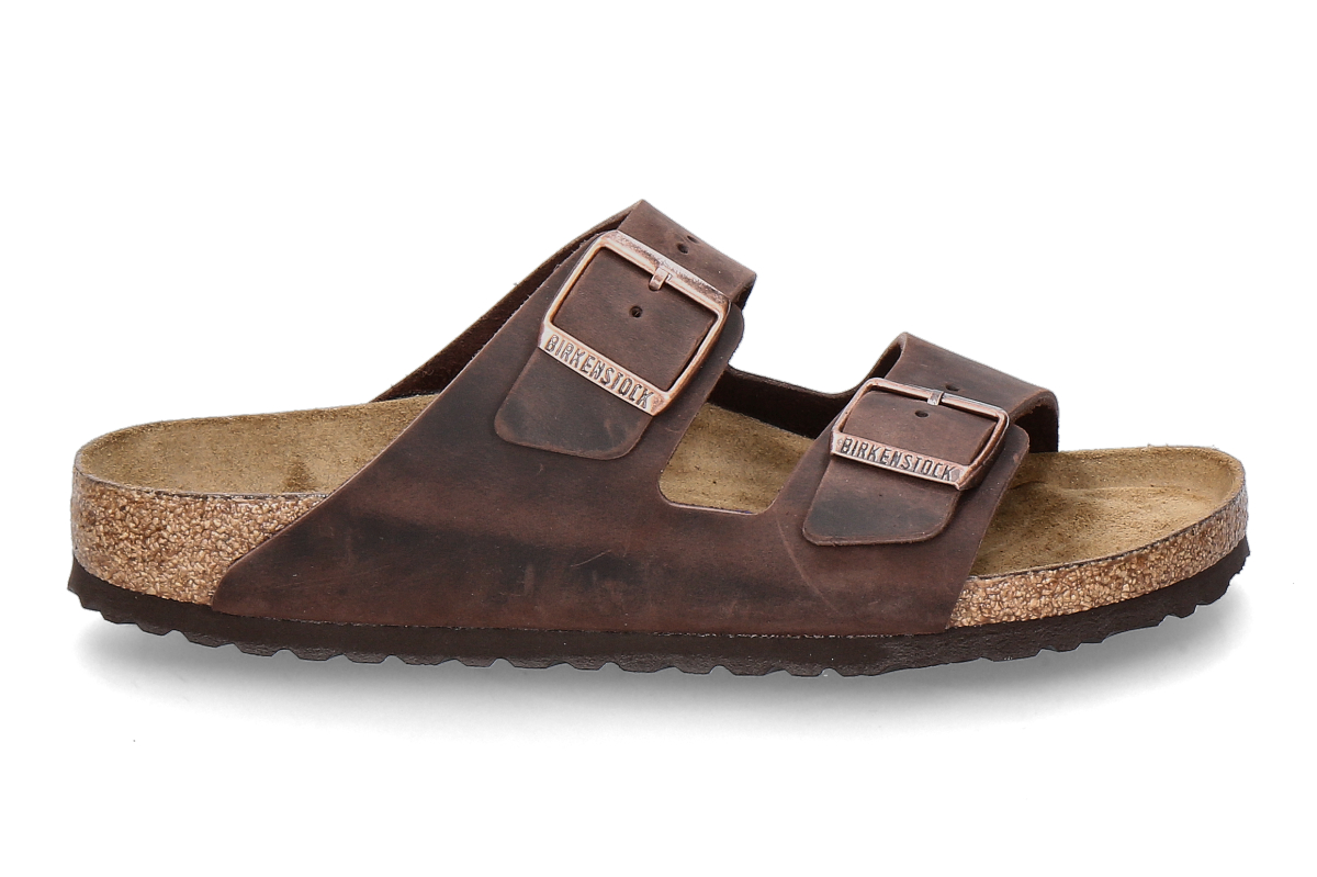 Birkenstock Pantolette ARIZONA SCHMAL OILD- habana/ braun