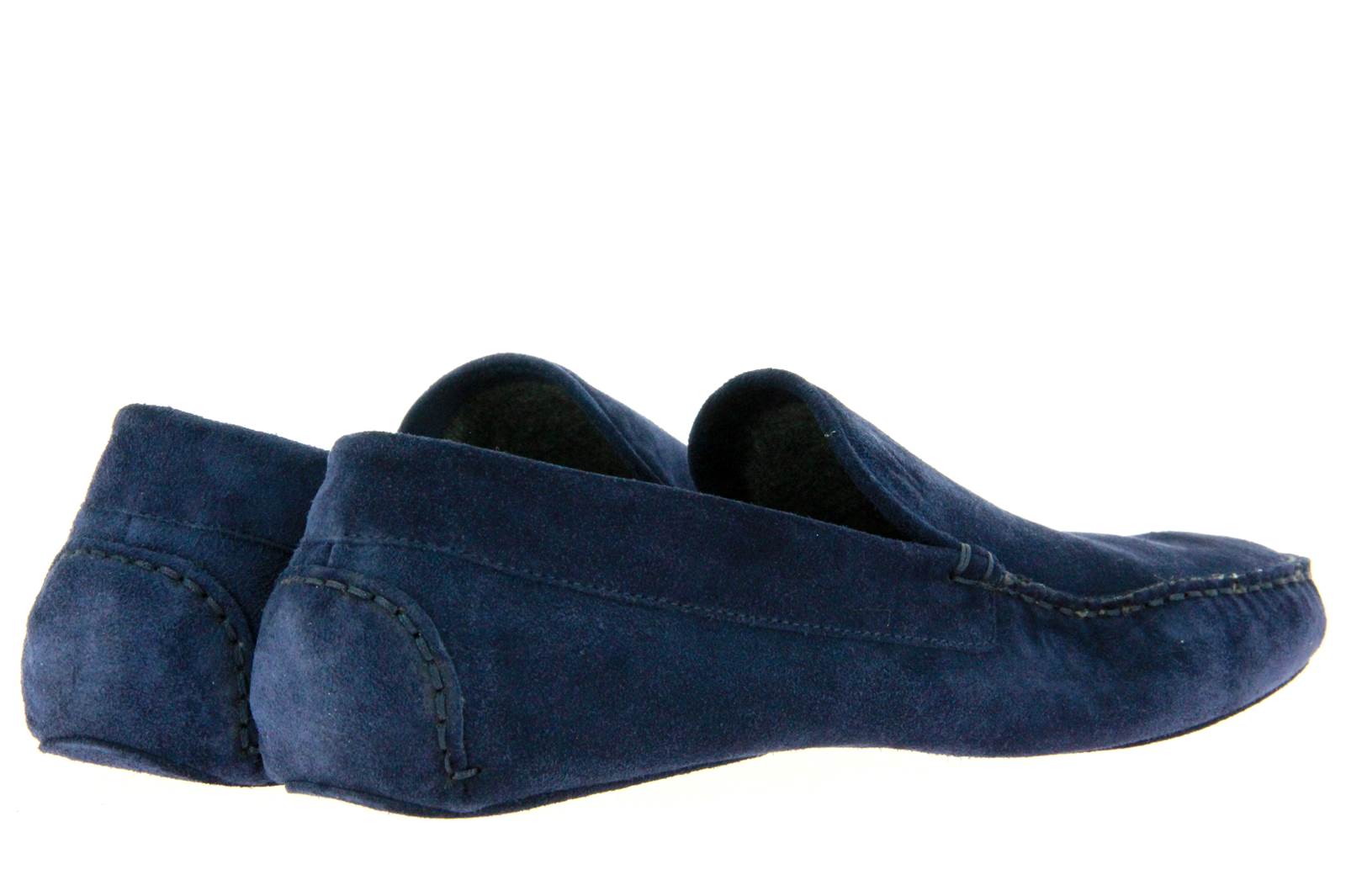 Moreschi Hausschuh DALMAZIA CAMOSCIO BLU (39)