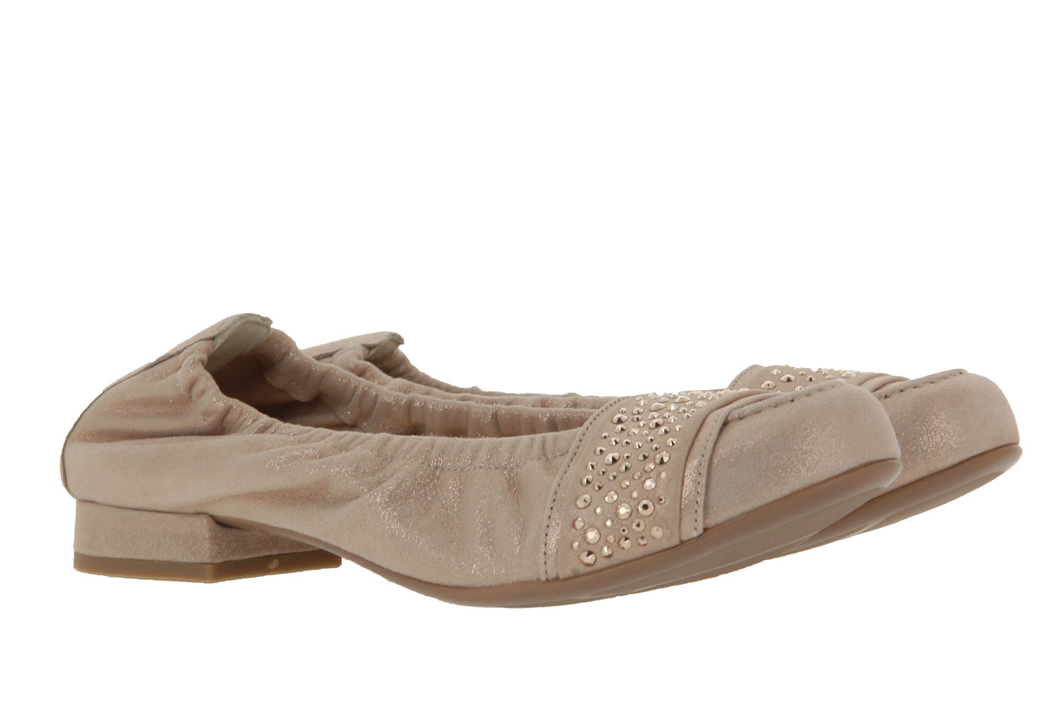 Hassia Ballerina BOLOGNA WEITE-G LEDER ROSE (37 )