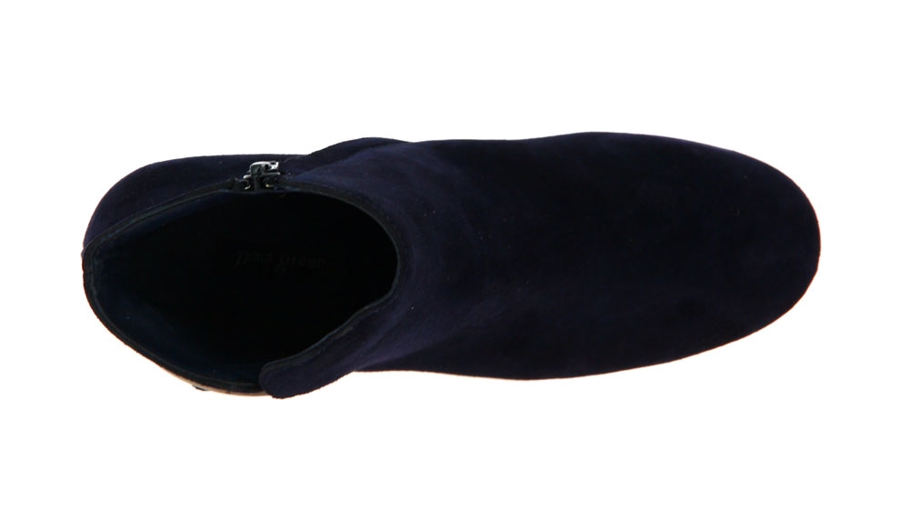 Paul Green Stiefelette SAMTZIEGE BLAU (40)
