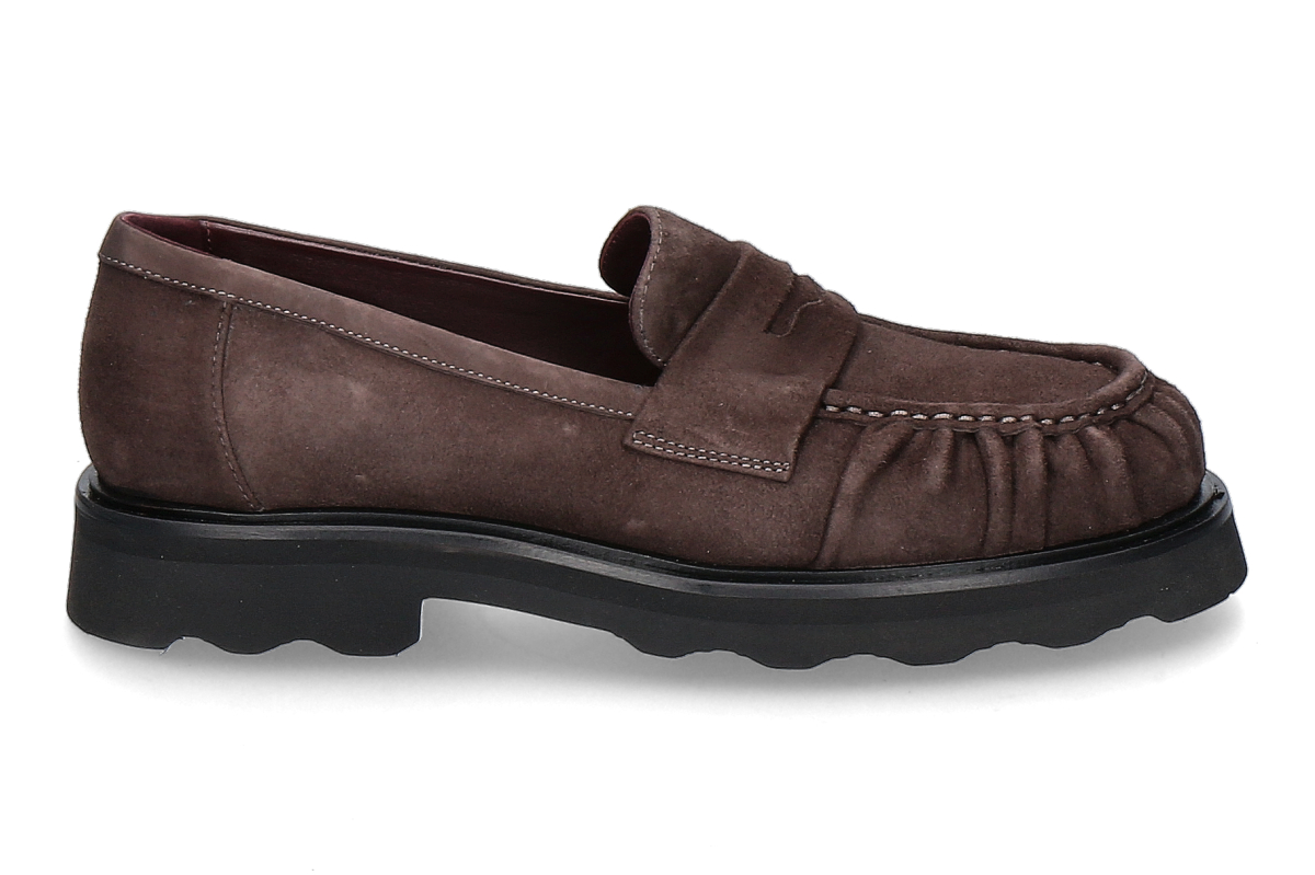 Pomme d'Or Loafer NICKY REVERSE- coffee/ dunkelbraun