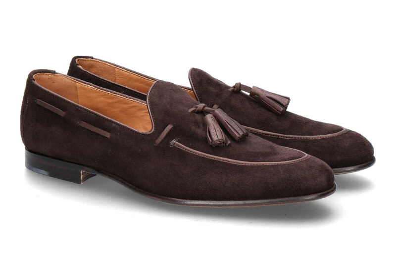 Moreschi Loafer BAVIERA CUOIO TESTA DI MORO  (42½)