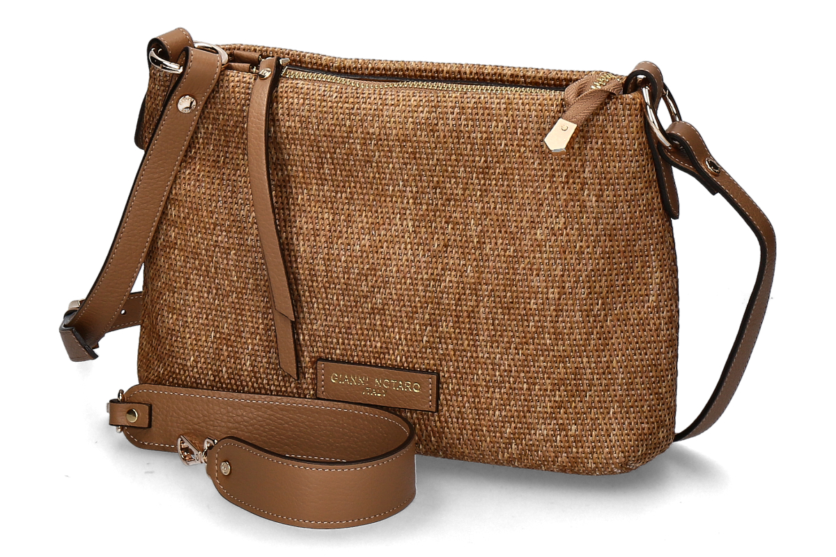 Gianni Notaro Handtasche- camel/ braun