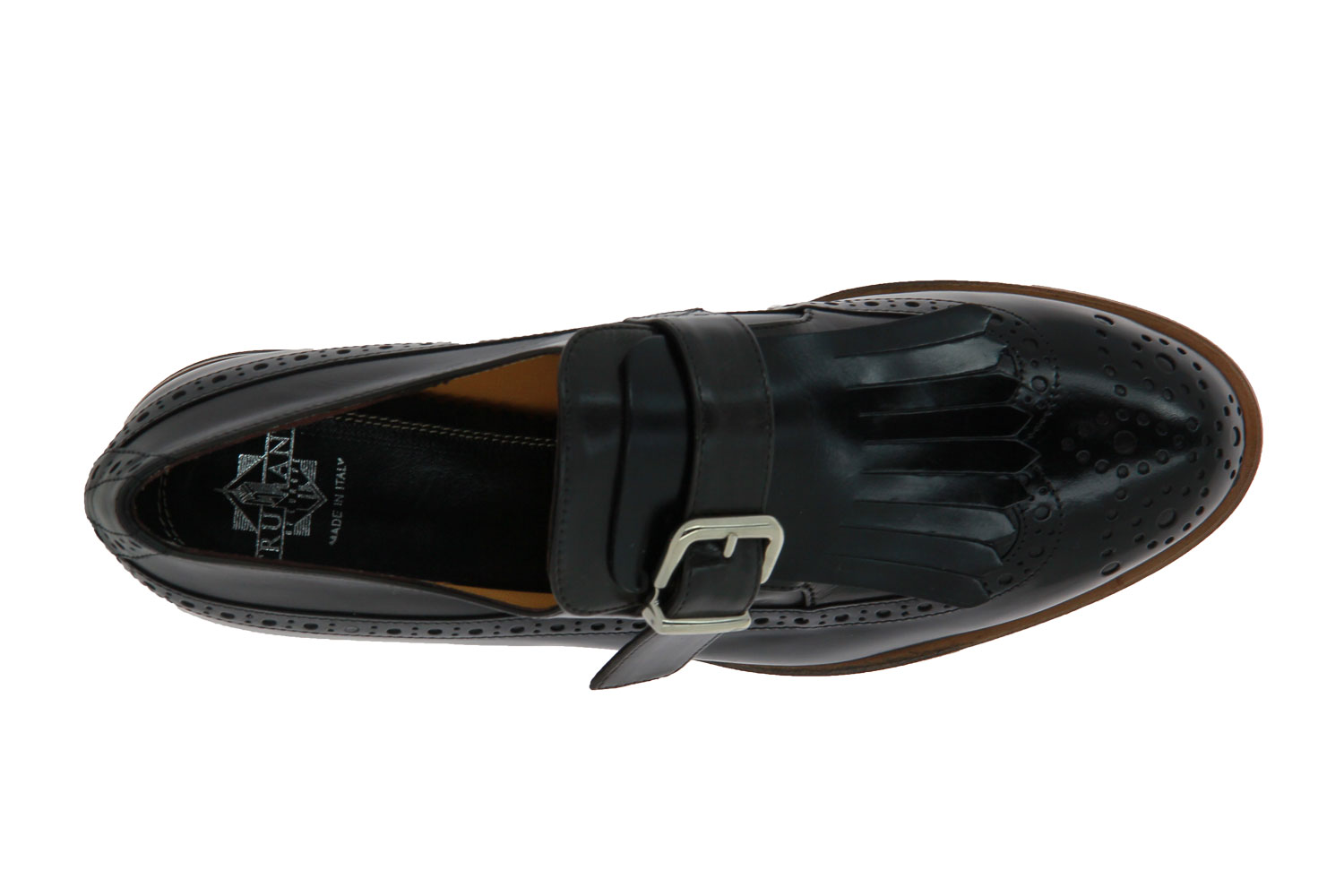 Truman's Slipper VITELLO NERO T.MORO (42)