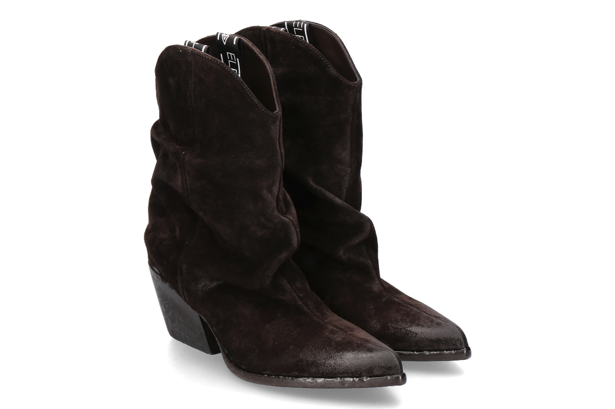 Elena Iachi Damen Western Stiefelette BLUES- dunkelbraun/ ebano