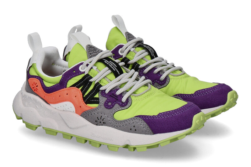 Flower Mountain Damen-Sneaker YAMANO 3 UNI KAISO- grey/violett/green