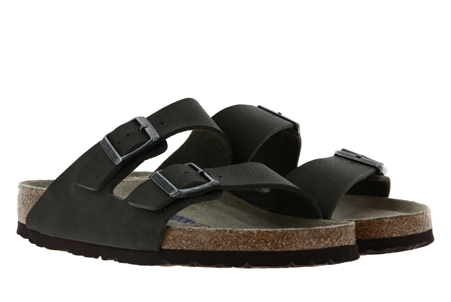 Birkenstock Pantolette NORMAL ARIZONA BS DESERT SOIL GREEN (40)