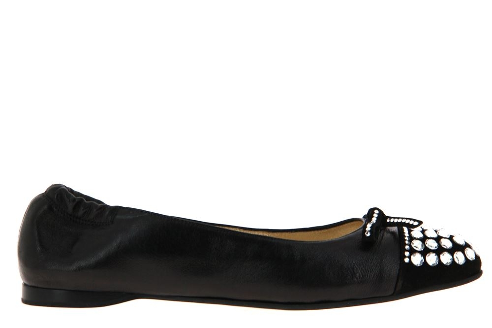 ScarpaRossa Ballerina CAMOSCIO NERO ALASKA NERO CRYSTAL (39)