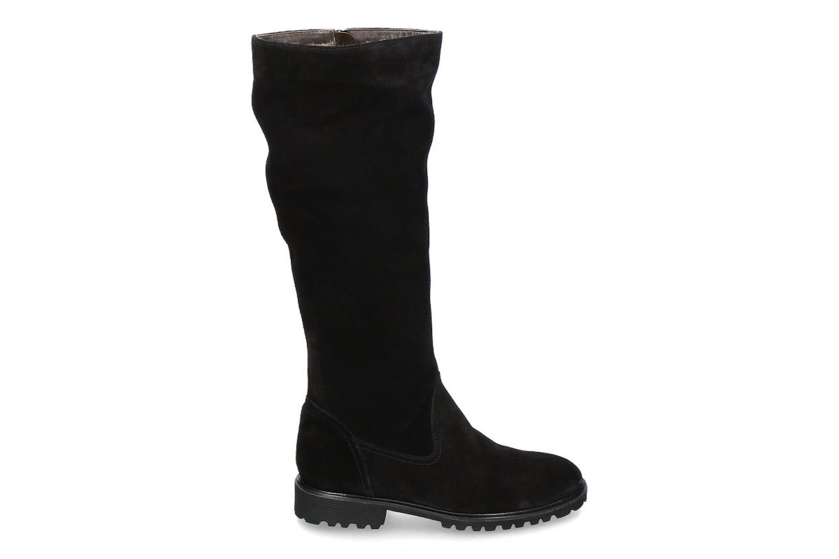 Brunate Stiefel gefüttert TANK SOFTY CAMOSCIO- nero/ schwarz