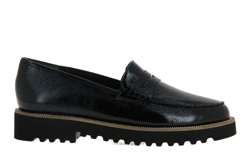 Paul Green Slipper KNAUTSCHLACK SCHWARZ (40)