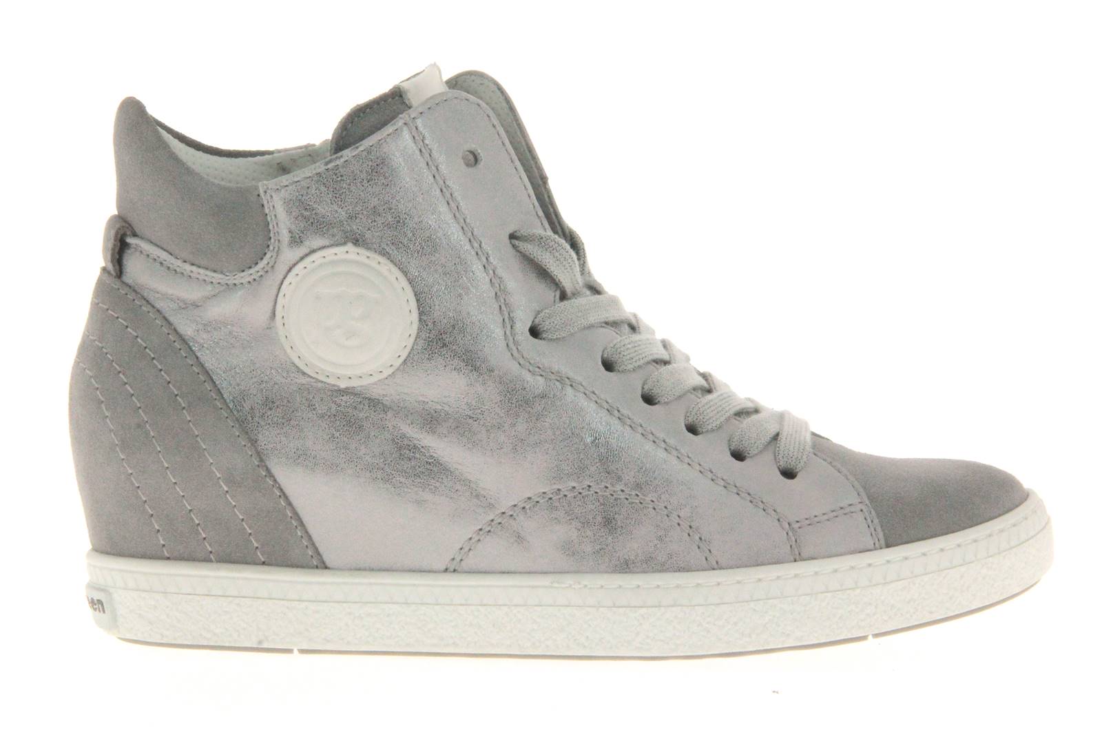 Paul Green Sneaker R. SUEDE VIN. NAPPA QUARZ SILVER (40)