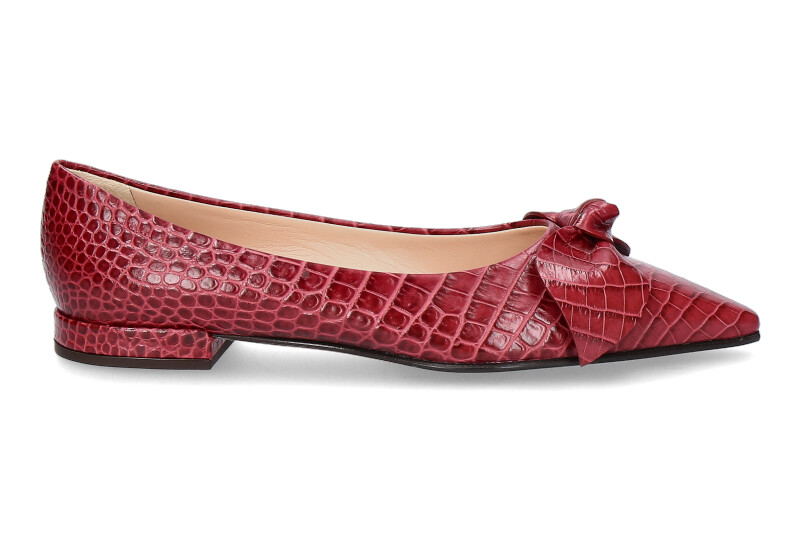 Unützer Ballerina PRINTED COCCO BORDEAUX (37½) Unützer Ballerina PRINTED COCCO BORDEAUX (37½)