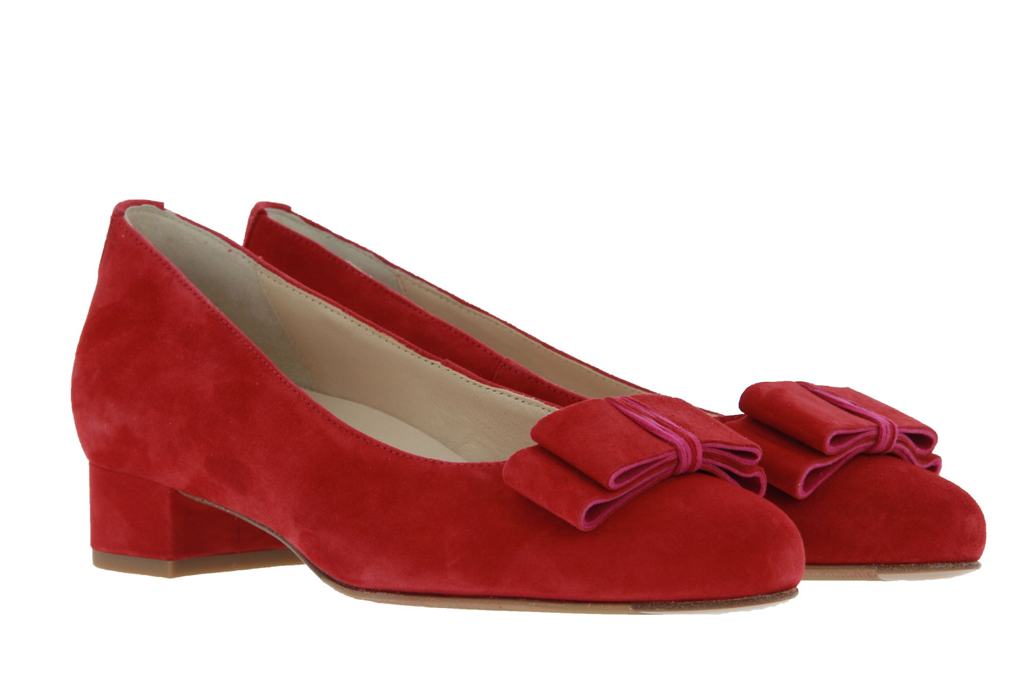 Hassia Pumps MARBELLA WEITE-H SAMTZIEGE ROSSO (37½)