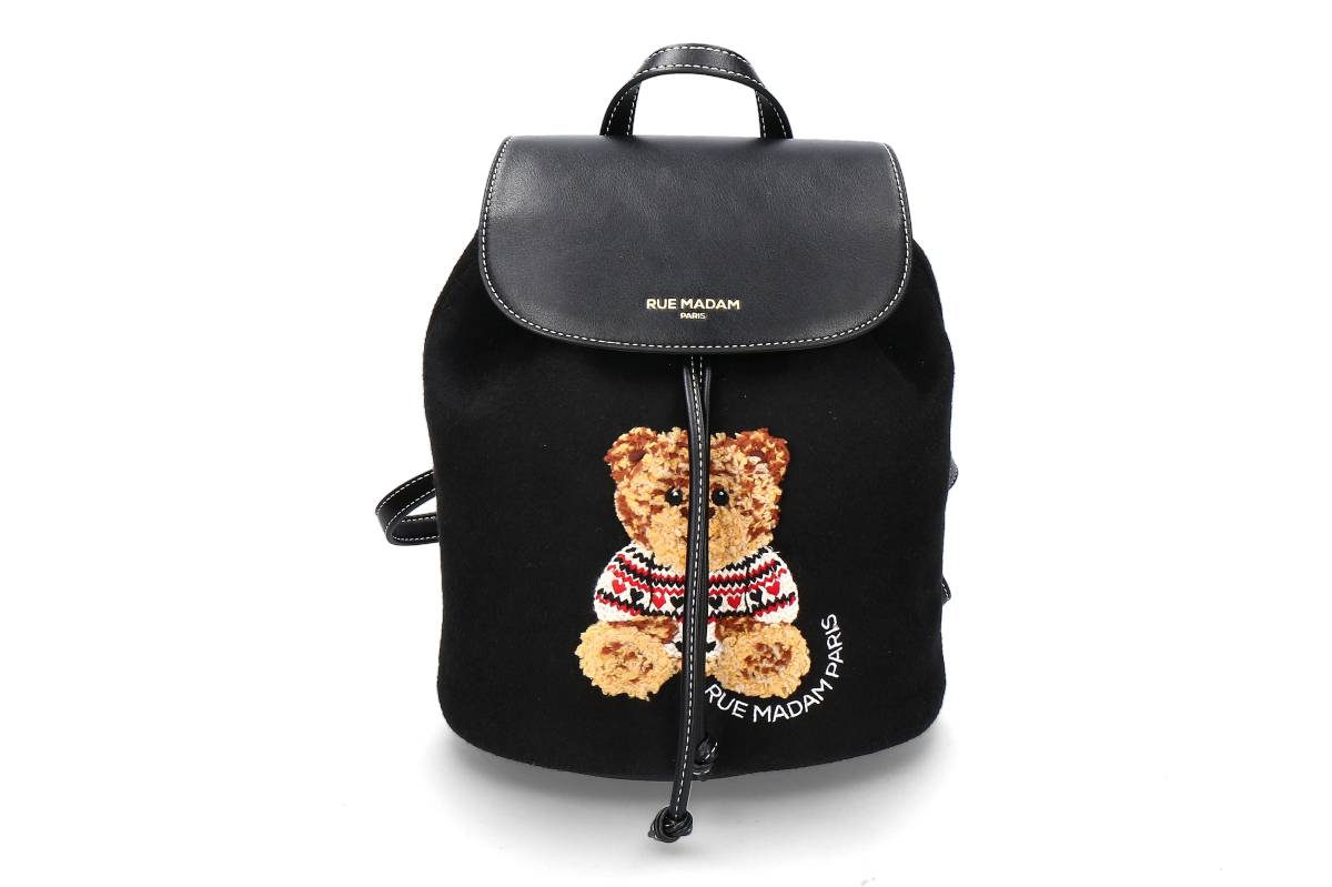 Rue Madam Rucksack MARVIN LOVE- black/ schwarz