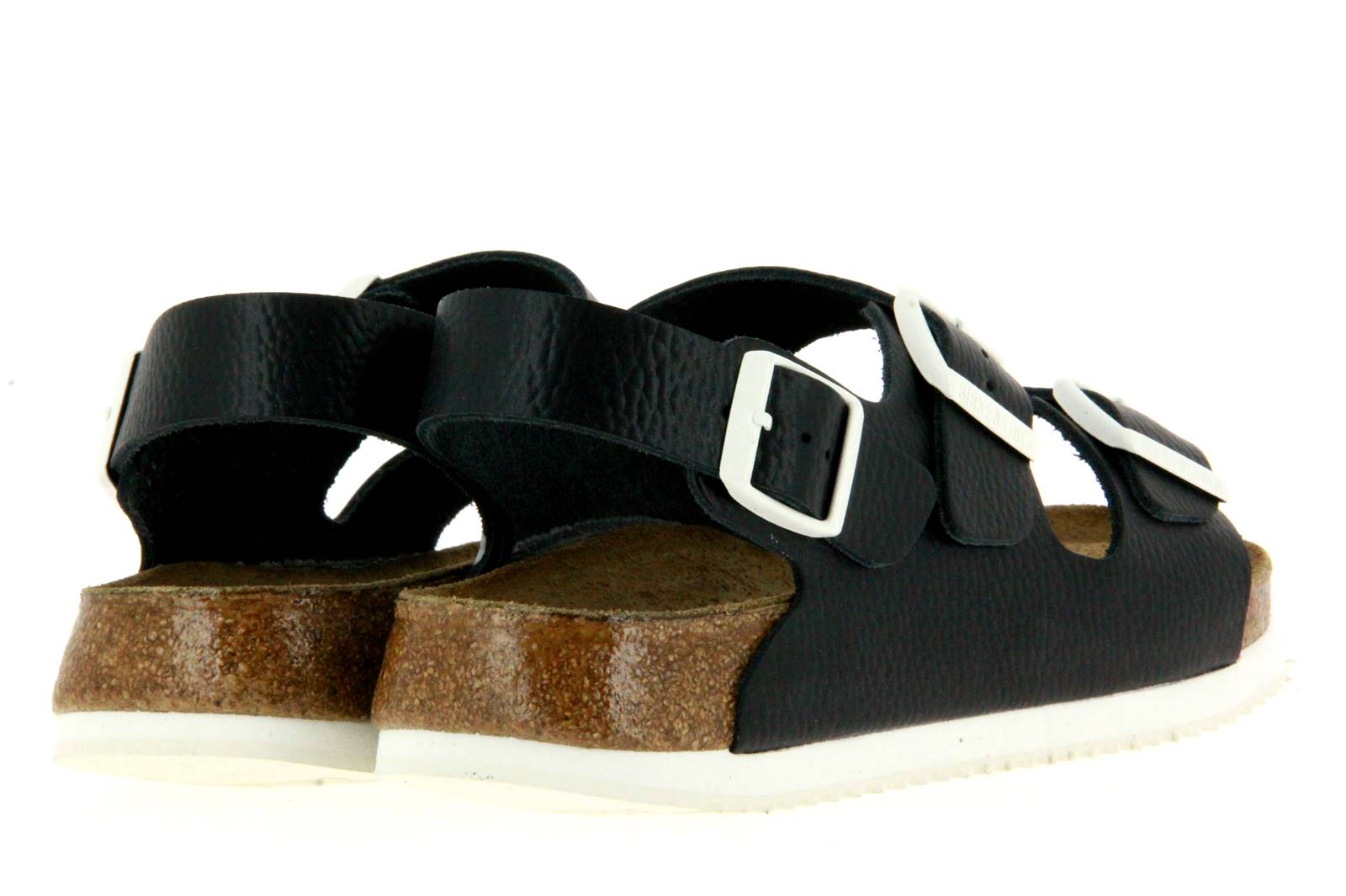 Birkenstock Sandale MILANO SL SCHMAL NATURLEDER BLACK (43)