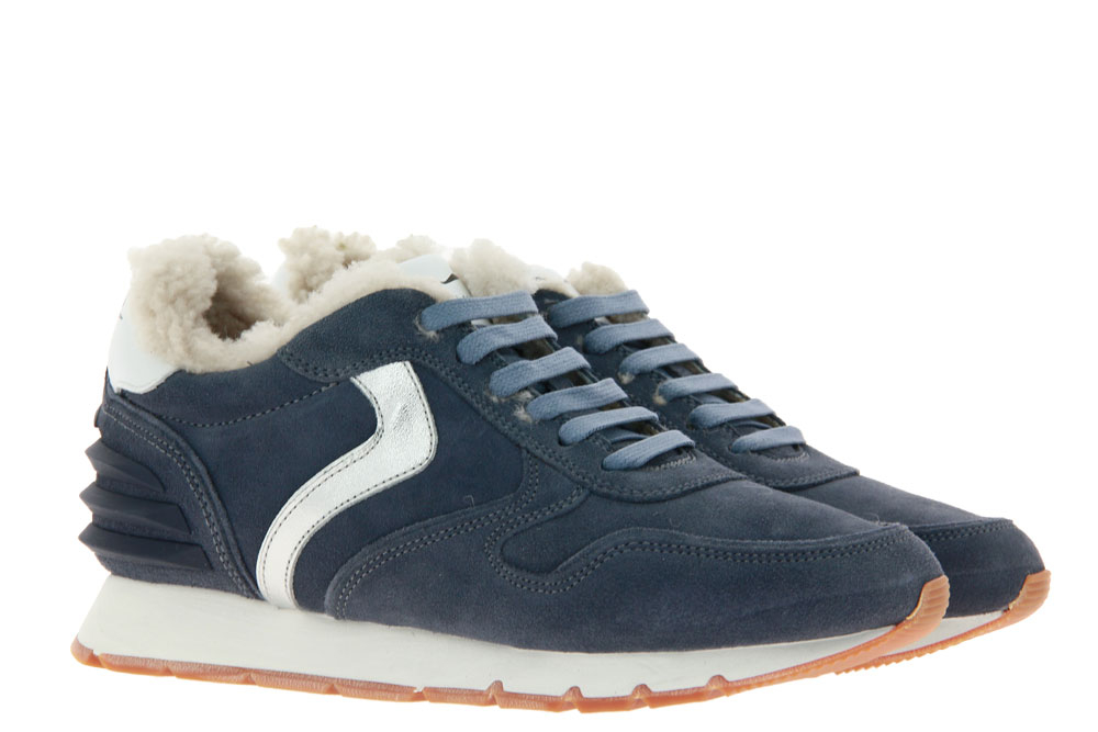 Voile Blanche Sneaker gefüttert JULIA POWER FUR VELOUR LAMINA CELESTE  (38)