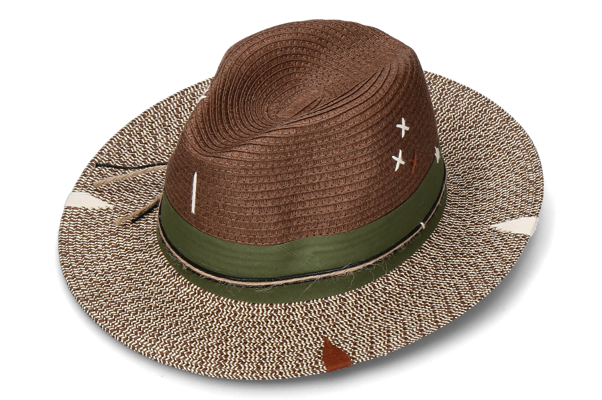 The Hat Gang Strohhut IBIZA- marrone- beige/ braun