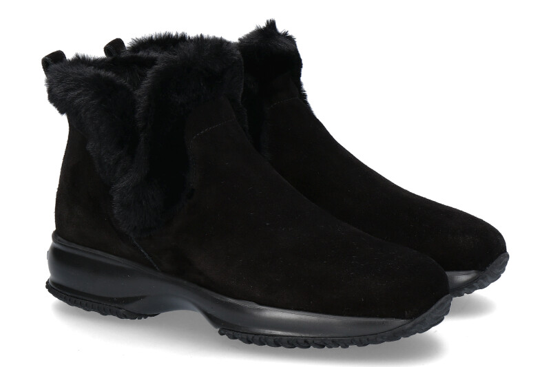 Hogan Stiefelette gefüttert INTERACTIVE SLIPON NERO (37½)